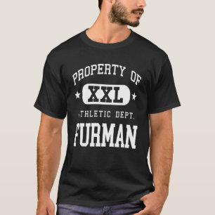 T-shirt Propriété de l'école d'athlétisme Furman XXL