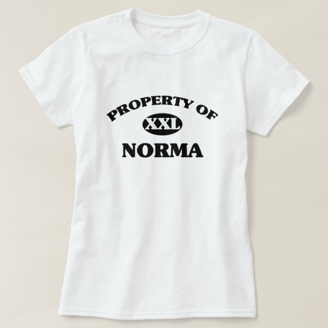 T-shirt Propriété de NORMA (Design devant)