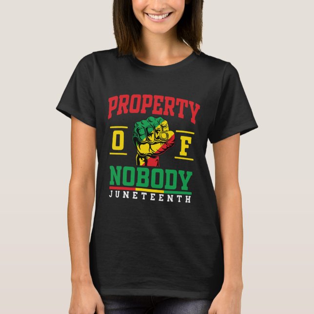 T-shirt Propriété De Personne Junetdix1 (Devant)