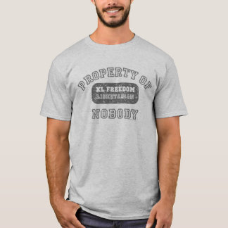 T-shirt Propriété de personne solides totaux libertaires…
