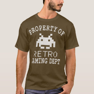 T-shirt Propriété de Retro Gaming Dept