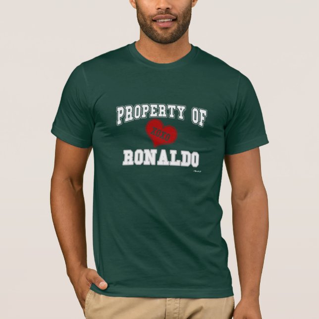 T-shirt Propriété de Ronaldo (Devant)