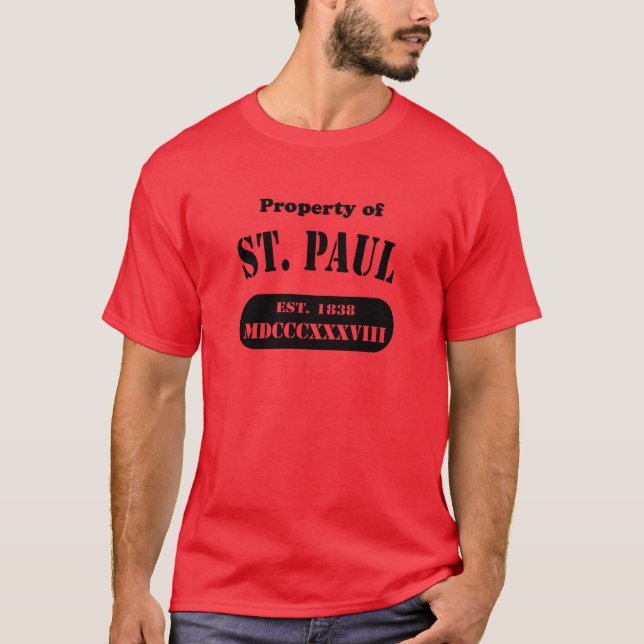 T-shirt Propriété de Saint Paul (Devant)