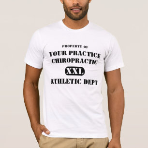 T-shirt Propriété de service sportif de chiropractie