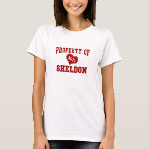 T-shirt Propriété de Sheldon