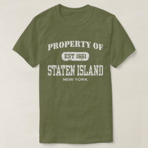 T-shirt Propriété de Staten Island New York