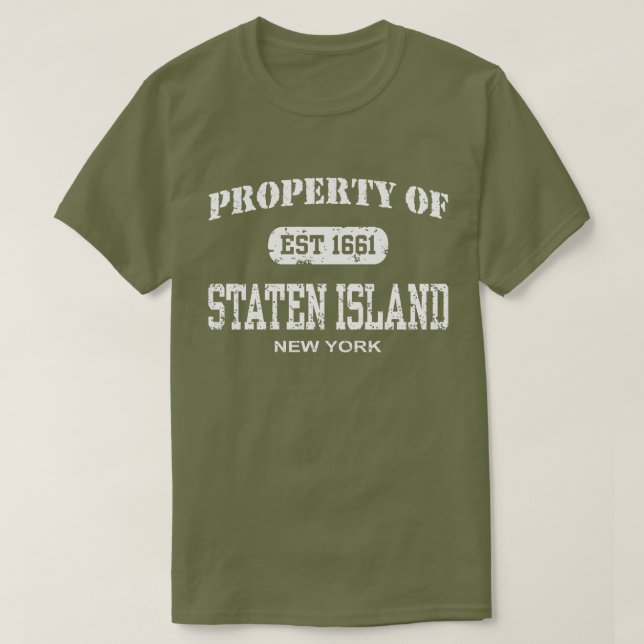 T-shirt Propriété de Staten Island New York (Design devant)