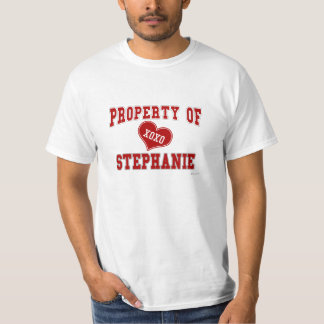 T-shirt Propriété de Stephanie