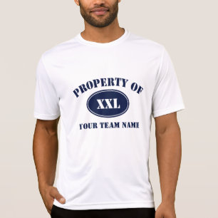 T-shirt Propriété de votre équipe d'imaginaire