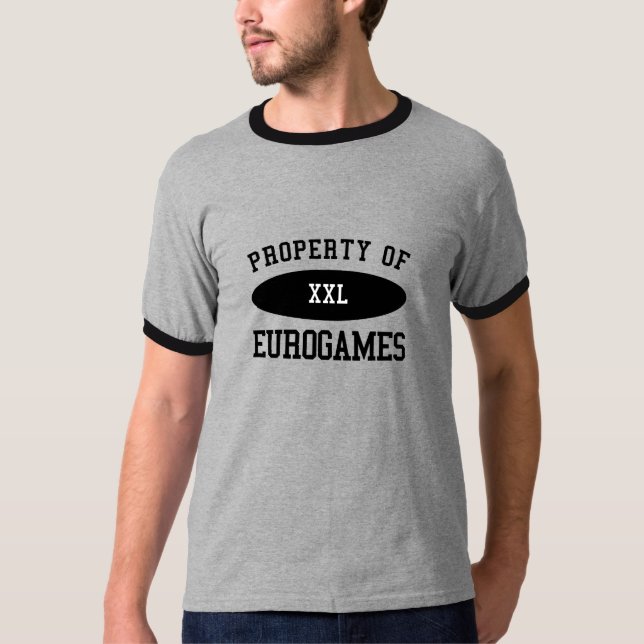 T-shirt Propriété d'Eurogames (Devant)