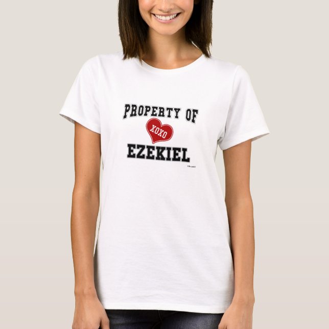 T-shirt Propriété d'Ezekiel (Devant)