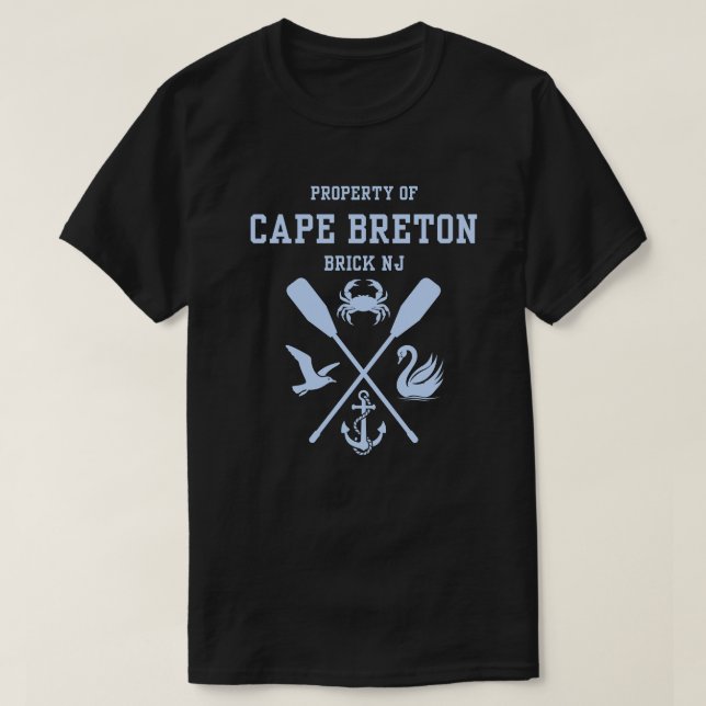 T-shirt Propriété du Cap-Breton  (Design devant)