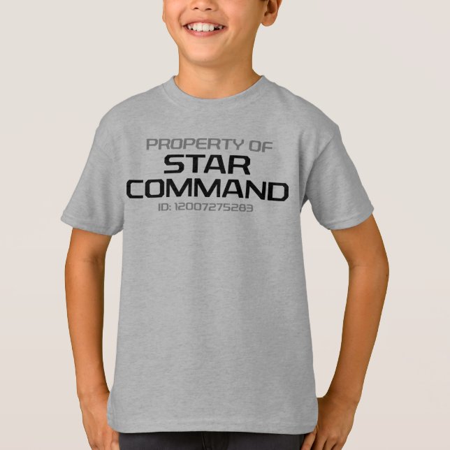 T-shirt Propriété Du Commandement De L'Étoile (Devant)