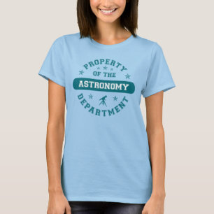 T-shirt Propriété du département d'astronomie