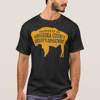 T-shirt Propriété du département du shérif du comté d'Absa