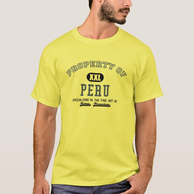 T-shirt Propriété du Pérou (Devant)