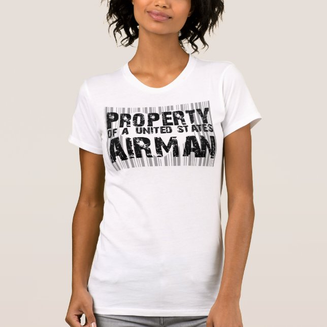 T-shirt Propriété d'un aviateur (Devant)