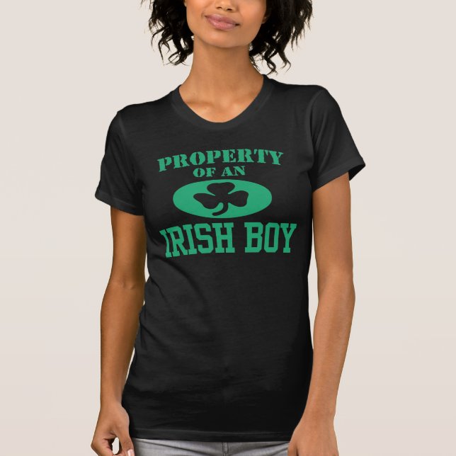 T-shirt Propriété d'un garçon irlandais (Devant)