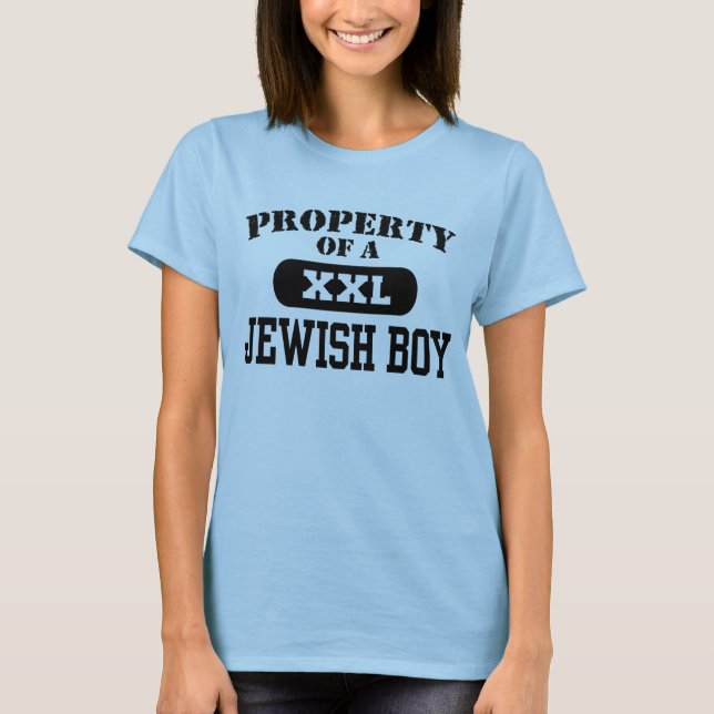 T-shirt Propriété d'un garçon juif (Devant)