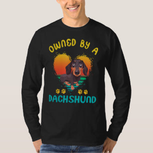 T-shirt Propriété D'Un Vintage Dachshund