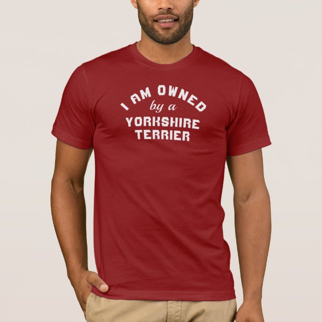 T-shirt Propriété d'un Yorkshire Terrier (Devant)