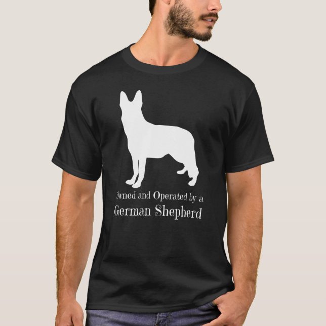 T-shirt Propriété Et Exploitation D'Un Berger Allemand Als (Devant)