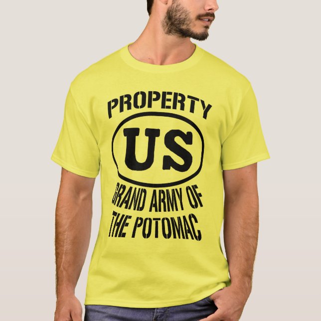 T-shirt Propriété Grande Armée Potomac (Devant)