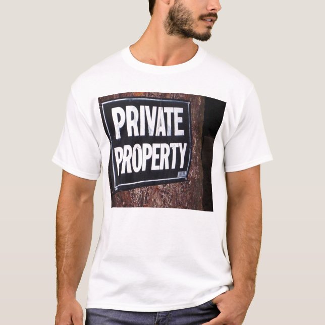 T-shirt propriété privée (Devant)