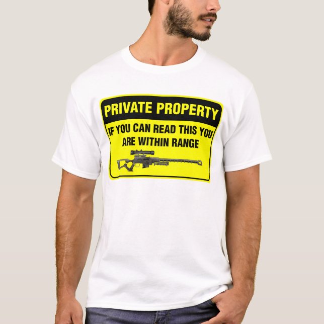 T-shirt Propriété privée (Devant)