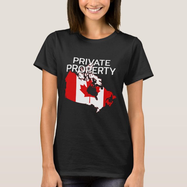 T-shirt Propriété privée Canada (Devant)