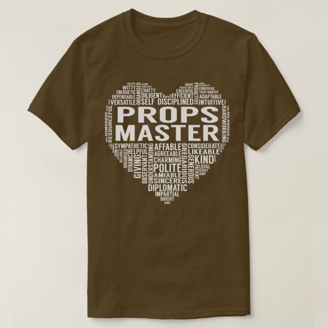 T-shirt Props Master Heart (Design devant)