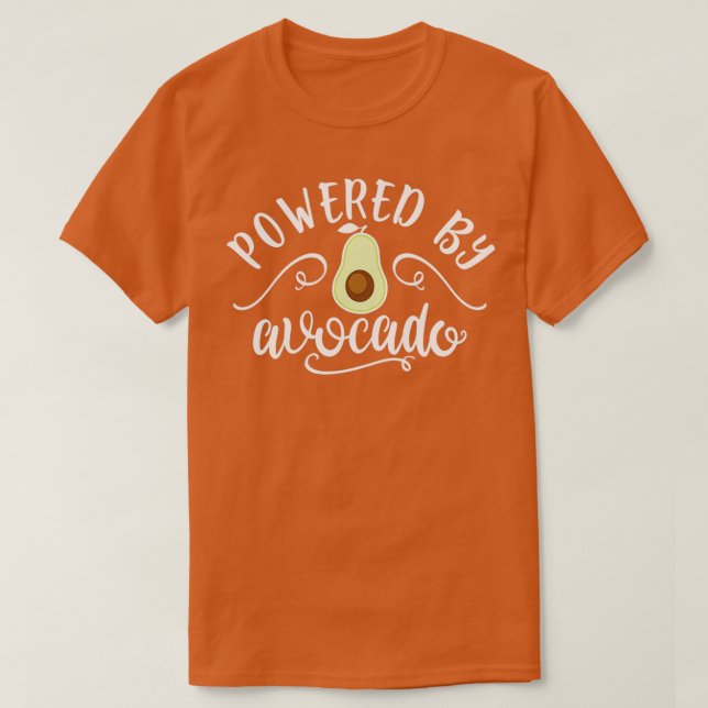 T-shirt Propulsé Par Avocado Vegan Pour Lui (Design devant)