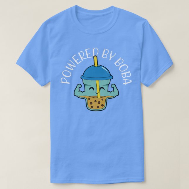 T-shirt Propulsé Par Boba Bubble Tea 1531 (Design devant)
