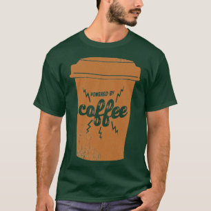 T-shirt Propulsé par café café café café café tasse 1