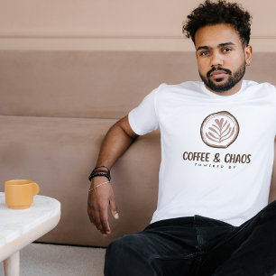 T-shirt Propulsé par Café et Chaos esthétique