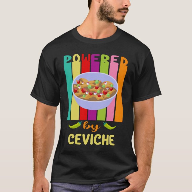 T-shirt Propulsé Par Ceviche St Paddys Joueur Entraîneur C (Devant)
