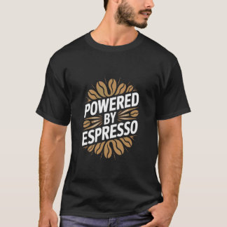 T-shirt Propulsé par Espresso Coffee Design