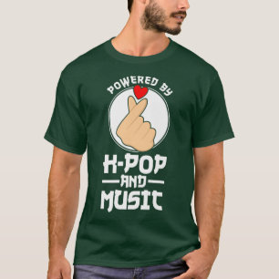 T-shirt Propulsé Par K-pop Et Musique K-pop Merch2215