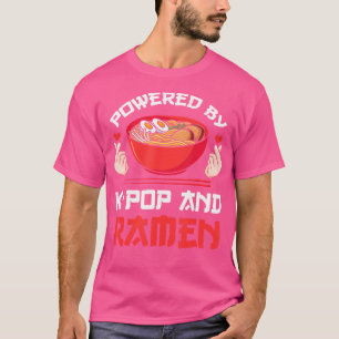 T-shirt Propulsé Par K-Pop Et Ramen Kpop Merch Merchandise