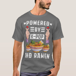 T-shirt Propulsé Par Kpop Et Ramen Kpop Musique Kdrama Men