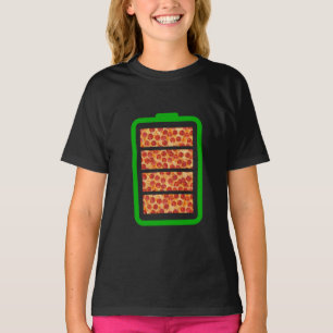 T-shirt Propulsé par Pizza - Amoureux de Pizza