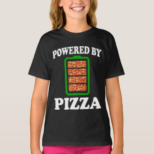 T-shirt Propulsé par Pizza - Pizza Drôle