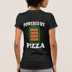 T-shirt Propulsé par Pizza - Pizza Drôle