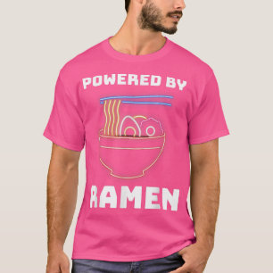 T-shirt Propulsé Par Ramen Japonais - Drôle Noodles Ramen 