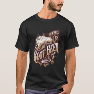 T-shirt Propulsé par Root Beer Fizzy Boisson Femmes Hommes