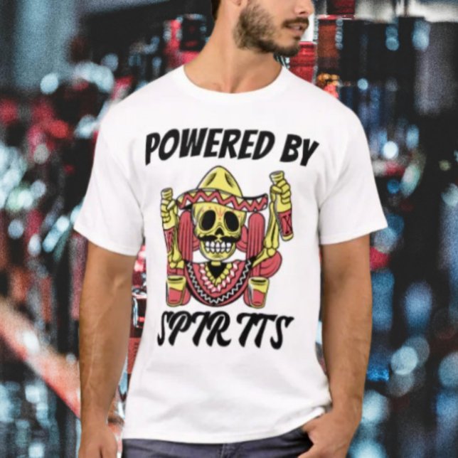 T-shirt Propulsé Par Spirits Homme (Créateur téléchargé)