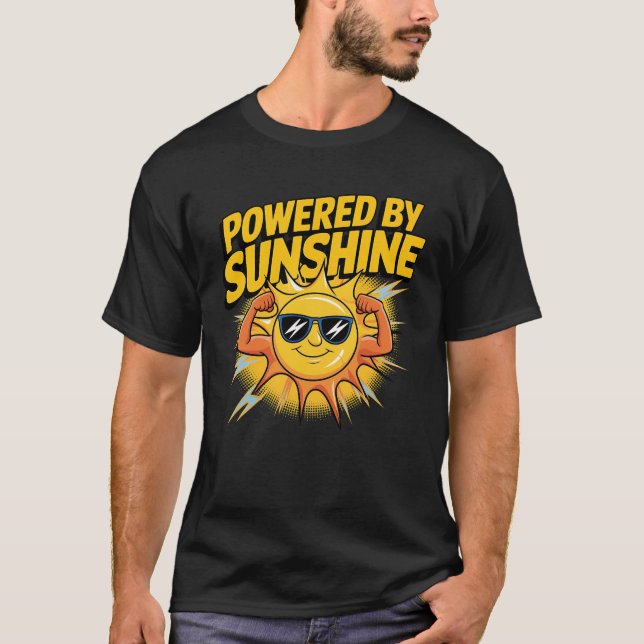 T-shirt Propulsé par Sunshine - Tee écologique (Devant)