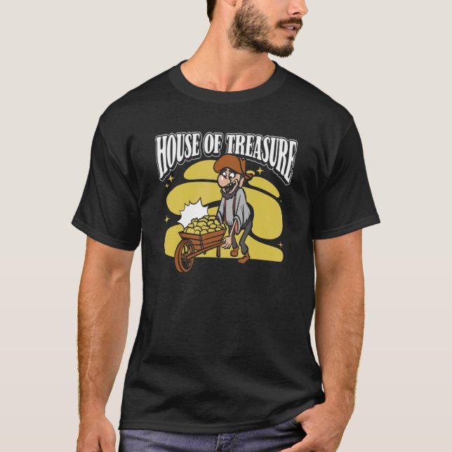 T-shirt Prospection Miner Mines Gems Prospecteur (Devant)