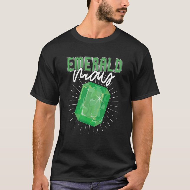 T-shirt Prospection Prospector Mining Prospect Emerald M (Devant)