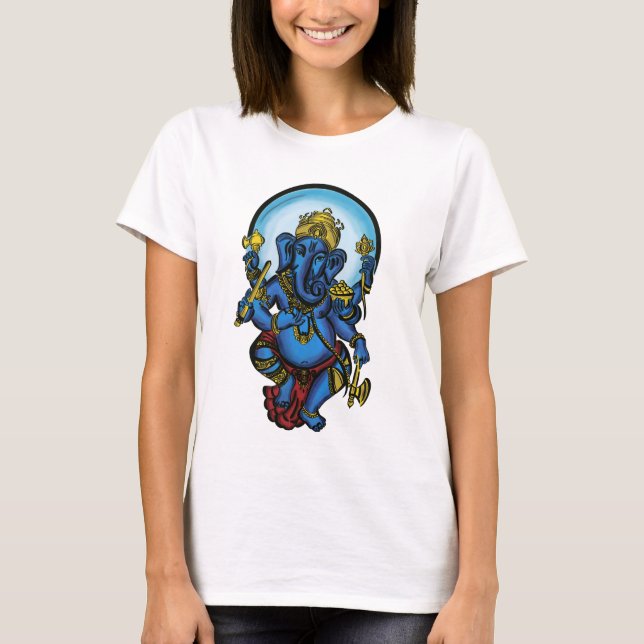 T-shirt Prospérité de Ganesh (Devant)